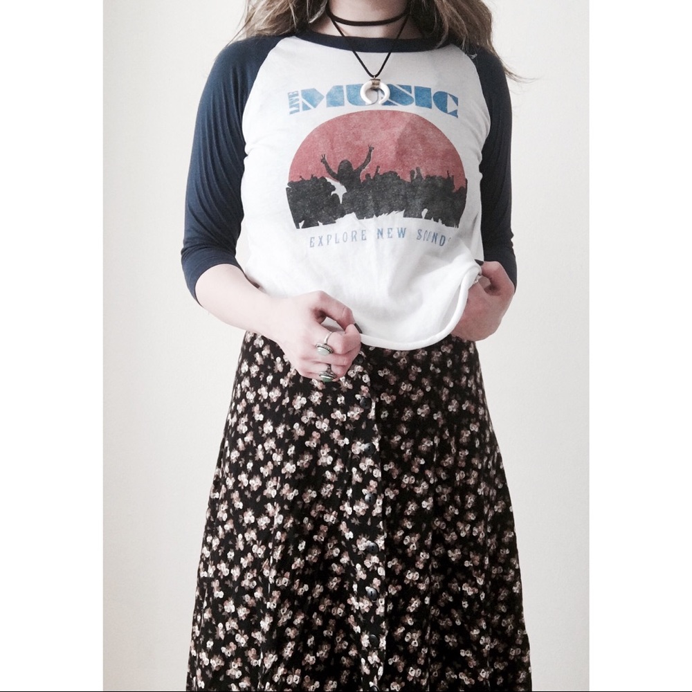 Project Social T Oversize Graphic Raglan Tee Shirt